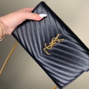 YSL Monogramme mini quilted shoulder bag